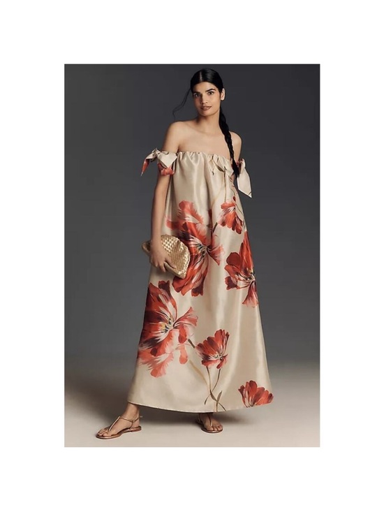 Hutch Dresses & Skirts - NWT Hutch Anthropologie Iris Off-The-Shoulder Maxi Dress Sz L